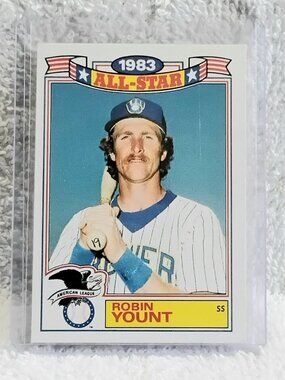 5/$20 Mint 1983 Topps Robin Yount All-Star Commemorative MLB Card 5!!